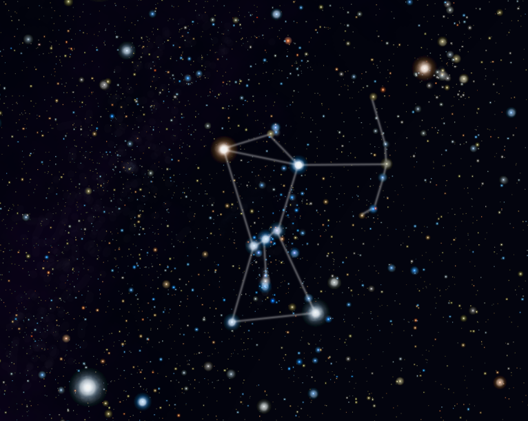LThe constellation Orion.